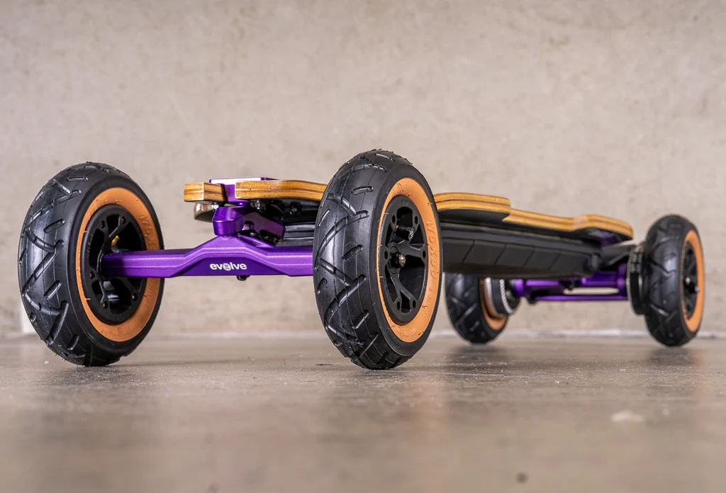 Diablo Bamboo Purple Edition - Limiteret Evolve Labs elektrisk skateboard